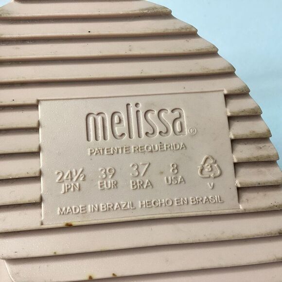 Melissa Women’s Chunky Pink Sandal Size 8 - Picture 7 of 7